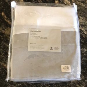 West Elm King Size Box Spring Cover